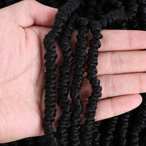 Julianna-Conjunto de cabello de bomba Twist para niños, extensiones de cabello trenzadas de ganchillo falso para escuela - Product Image 4