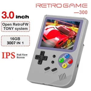 Manette de jeu rétro <span class=keywords><strong>RG300</strong></span>, écran IPS, 16 Go, 5000 jeux vidéo, système Tony, <span class=keywords><strong>console</strong></span> portable, lecteur de jeux - Product Image 4