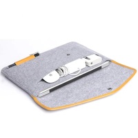 Vente chaude feutre bureau affaires transportant feutre pochette d'ordinateur porte-documents Document sac à main housse de protection