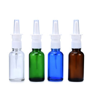 En Stock 5ml 10ml 15ml 20ml 30ml 50ml 60ml 100mL claro ámbar cobalto azul verde botella de vidrio spray <span class=keywords><strong>nasal</strong></span> - Product Image 1