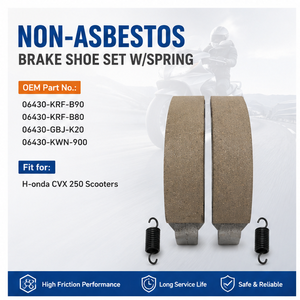 Juego de zapatas de freno sin asbesto con resorte OEM 06430-KRF-B90 06430-KRF-B80 06430-GBJ-K20 06430-KWN-900 para scooters H-<span class=keywords><strong>onda</strong></span> CVX 250 - Product Image 3