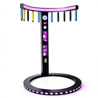 Machine de jeu interactive « Attrape la bâton » avec structure métallique, garantie 1 an, support en anglais pour événements commerciaux