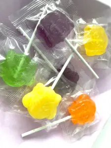 Permen lollipop buah manis lolipop karakter kartun bentuk monyet