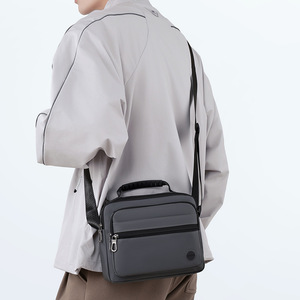 Bolso Bandolera de Lona Oxford para Hombre, Impermeable, Ligero, con Logotipo Personalizado, Bolso Mensajero de Gran Capacidad - Product Image 5