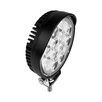 Feux de travail LED pour voiture Zhenxin, ronds, 39W, 12 LED, 6000k, feux antibrouillard auxiliaires, phare modifié, ajustement universel