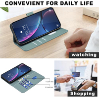Étui portefeuille magnétique en cuir pour téléphone Xiaomi Poco X7 M7 pour Redmi Note 14 Pro 5G Pro Plus 4G Turbo 4 14C Card Slot Cover