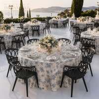 Chaise de mariage empilable robuste pour salles de conférence, restaurants, hôtels, salles de banquet - Fournisseur pour commandes en gros