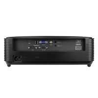 Projecteur DLP Optoma W400LVe 4K avec 4000 lumens, courte focale, zoom 1,1x, portable pour les entreprises et l'éducation