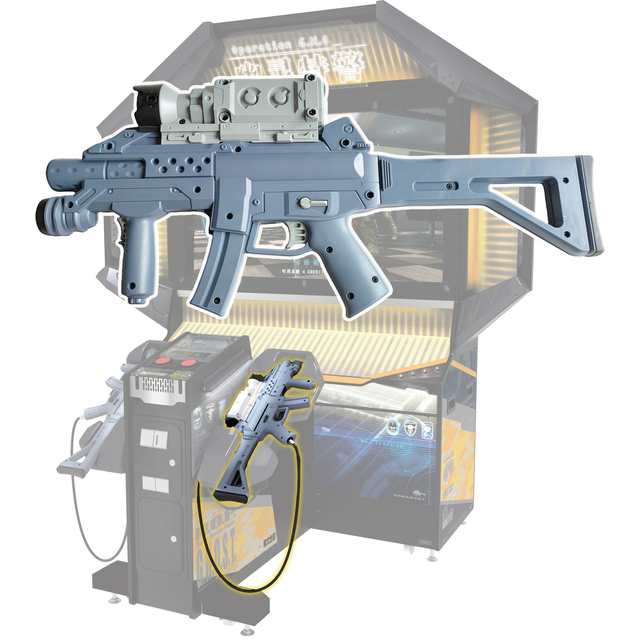 Arcade Machine Gun for Operation Ghost Video Simulator Game Shooting Game Machine Coin Operated Arcade Gun Pinball Gun Shell