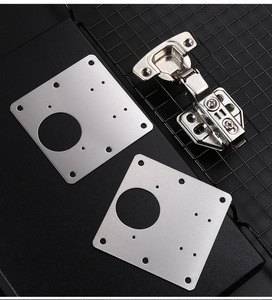 Kit de Reparación de Bisagras de Acero Inoxidable para Muebles, Herrajes para Hogar y Oficina, Fácil Fijación con Placa de Bisagra - Product Image 4