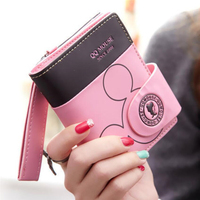 Dompet Kartu Kartun Lucu Kecil Pendek Korea Jepang Grosir untuk Remaja Putri