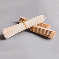 Lot de brochettes de barbecue en bambou, différentes longueurs, jetables, en bambou naturel