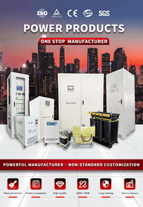 Трехфазный стабилизатор напряжения переменного тока 380В 50кВА с LED-дисплеем, высокоточный, полностью автоматический - Product Image 4