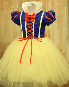 Abito da sera natale ragazze Elsa bianco neve abito da principessa vestito a sbuffo per bambini festa di compleanno di Halloween <span class=keywords><strong>abbigliamento</strong></span> - Product Image 6