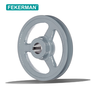 Puleggia a Gola <span class=keywords><strong>in</strong></span> Ghisa per Cinghia Trapezoidale AK144 AK184 - Product Image 5