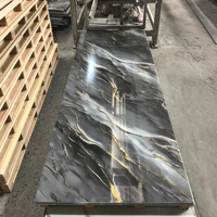 Panneau mural PVC de luxe coloré pour usine, 1220x2440, 2,5mm 3mm, léger, pour bureaux commerciaux et magasins