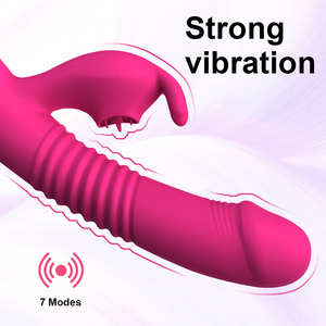 <span class=keywords><strong>2025</strong></span> секс-товары Телескопический фаллоимитатор вибратор, вибратор с кроликом, секс-игрушки для женщин - Product Image 5