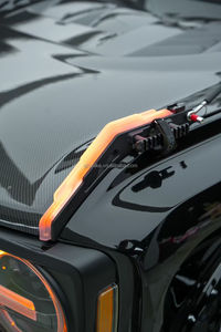 Séparateur de capot moteur en alliage d'aluminium avec éclairage LED, sur mesure pour Bronco 2021-2023, anti-éclaboussures tout-terrain, sans perçage - Product Image 3