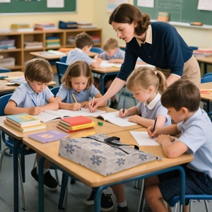 Sac fourre-tout à bandoulière réutilisable en forme de coquille hébraïque, design hawaïen personnalisé, pour l'apprentissage des enfants et l'éducation primaire - Product Image 4