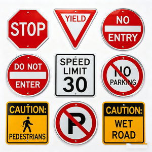 Panneaux de signalisation routière anglais personnalisés (marque kaichi) avec film réfléchissant et plaque en acier coloré, taille 600 mm, pour la vente en gros en <span class=keywords><strong>Australie</strong></span> - Product Image 4