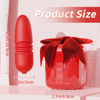 Vibrateur 3-en-1 à grande ouverture pour stimulation clitoridienne, jouet sexuel en silicone médical étanche pour femmes
