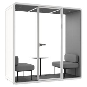 Cabina de Reuniones Insonorizada para el Vestíbulo del Hotel, para Conversaciones Privadas de Huéspedes - Product Image 2