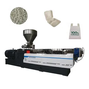 PP/ PE/ LDPE film Recycling Plastic Granules Double Screw Extruder Machine Price