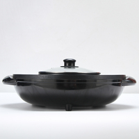 Zogifts Barbecue Électrique Portable Multifonctionnel Sans Fumée avec Pot Intégré pour la Maison