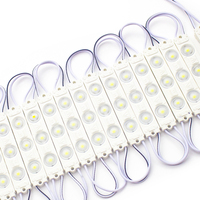 Module 3 LED Blanc Froid 110V/220V, Module 3 LED 2W Injection 2835, Lumière Publicitaire 3 LED Conforme ROHS, Blanc Chaud Disponible