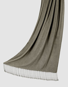 Bufanda de Color sólido para mujer, hiyab musulmán con borlas, bufandas trenzadas, variedad de colores, 120g, viscosa, gran oferta - Product Image 5