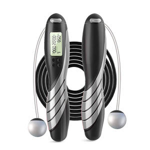 FD intérieur poignées haute vitesse femmes saut pondéré <span class=keywords><strong>corde</strong></span> fonction gymnastique à domicile exercice Fitness robuste à l'intérieur entraînement cordes à <span class=keywords><strong>sauter</strong></span> - Product Image 1