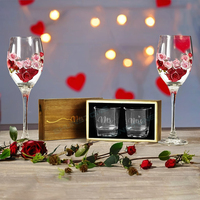 Coffret cadeau d'entreprise original, ensemble de verres à whisky carrés personnalisés, ensemble de 2 verres à whisky, cadeaux de mariage pour les invités
