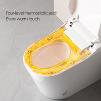 Offre Spéciale hôtel articles sanitaires une pièce placard à eau bidet électrique cuvette de toilette montée au sol salle de bain toilette intelligente intelligente