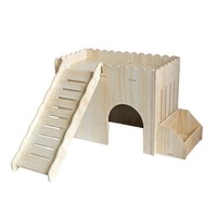 Maisonnette d'observation pour petits animaux en bois massif, grand espace, trous de ventilation respirants, vente en gros