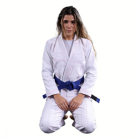 Set Lengkap GI BJJ Premium Wanita dengan Sabuk Gratis: Kimono Bjj yang Disetujui IBJJF untuk Kompetisi & Latihan (Pesanan Grosir)