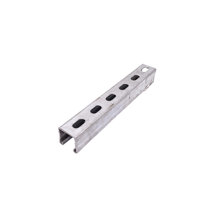 Galvanized U Shaped Strut Channel <strong>Bracket</strong> Steel Support <strong>Bracket</strong> for Solar <strong>Mounting</strong> and Pipe Support - Product Image 2