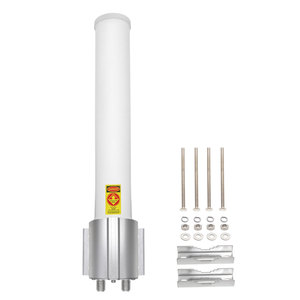 IP67 a prueba de agua 698-2700MHz 10km de alta ganancia 4G mimo Antena de fibra de vidrio exterior con conector hembra n * 2 - Product Image 1