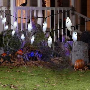 Guirnalda de Luces LED Blancas Fantasma, 10 LED, Funciona con Pilas, Decoración Navideña y de Halloween para Jardín, Patio, Puerta, Fiesta - Product Image 5