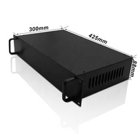 Châssis de serveur de Communication personnalisé fabrication de tôle 1u 2u 3u 4u boîtier de montage en rack châssis d'ampli audio boîtier en tôle
