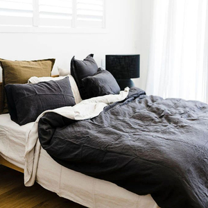 Bán Buôn Ý Vải Lanh Đá Rửa Khách Sạn Bed Linen <span class=keywords><strong>Bedding</strong></span> <span class=keywords><strong>Set</strong></span> - Product Image 4