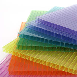 Plaque solaire en <span class=keywords><strong>polycarbonate</strong></span> multicouche transparente colorée moderne, résistante aux rayures, protection UV, ignifuge pour puits de lumière - Product Image 5