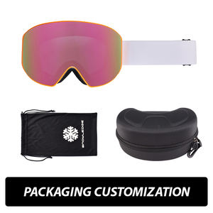 HUBO 197D Lunettes <span class=keywords><strong>de</strong></span> <span class=keywords><strong>ski</strong></span> <span class=keywords><strong>de</strong></span> sport <span class=keywords><strong>de</strong></span> plein air OTG pour femmes Lentille cylindrique anti-buée magnétique Lunettes <span class=keywords><strong>de</strong></span> neige imperméables - Product Image 5