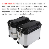 TORST Cqfmk Maxi-Scooter Motor X-Size Accessoires Moto Sacoche Latérale en Aluminium 28L Rétrofit/Amélioration