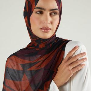 Elegant Muslim <b>Print</b> Modal Hijab Custom Logo 4-Season Breathable Customizable Soft Lightweight <b>Islamic</b> Durable Elegant - Product Image 1