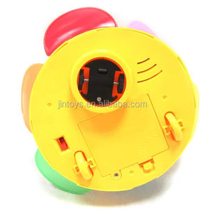 Gallo in Piedi con Girasole Rotante, Luci Colorate e Musica, Meraviglioso Giocattolo Elettronico per Bambini - Product Image 5