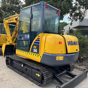 Excavadora usada KOMATSU PC56-7 Precio económico excelente rendimiento Excavadora usada KOMATSU en venta - Product Image 1