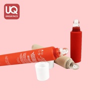 Vide De Luxe Logo Personnalisé Mat Rose Silicone Application Baume À Lèvres Conteneur Emballage Squeeze Cosmétique En Plastique Brillant À Lèvres Tube