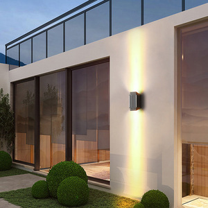 Lampe murale LED bidirectionnelle extérieure, étanche, moderne et minimaliste pour villa, cour, portail - Product Image 3