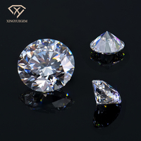 IGI Sertifikalı Laboratuvarda Yetiştirilmiş Gevşek Yuvarlak Elmas 0.5 CT - 3 DEF/VVS-VS Berraklıkta CVD/HPHT Elmas, Takı Yapımı ve Düğün Yüzükleri İçin