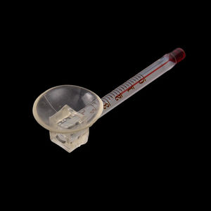 Yüksek kaliteli çevre dostu cam su sıcaklığı termometre akvaryum balık <span class=keywords><strong>tank</strong></span>ı için güzel vantuz metre - Product Image 6